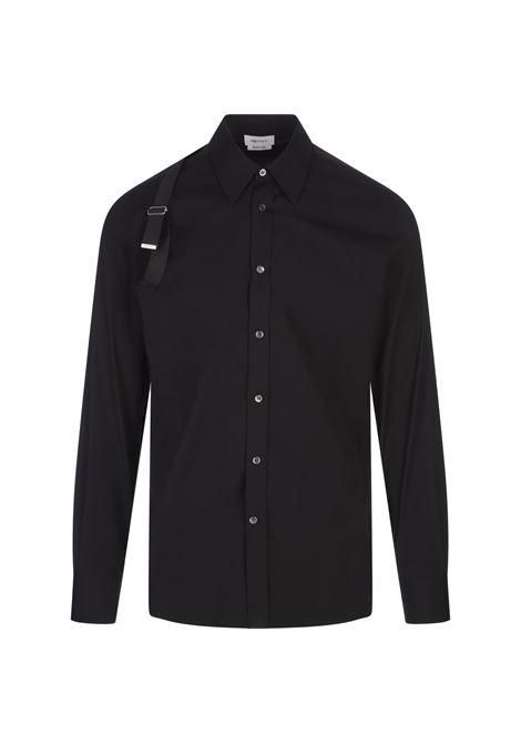 Camicia Harness Nera ALEXANDER MCQUEEN | 828170-QNAAB1000